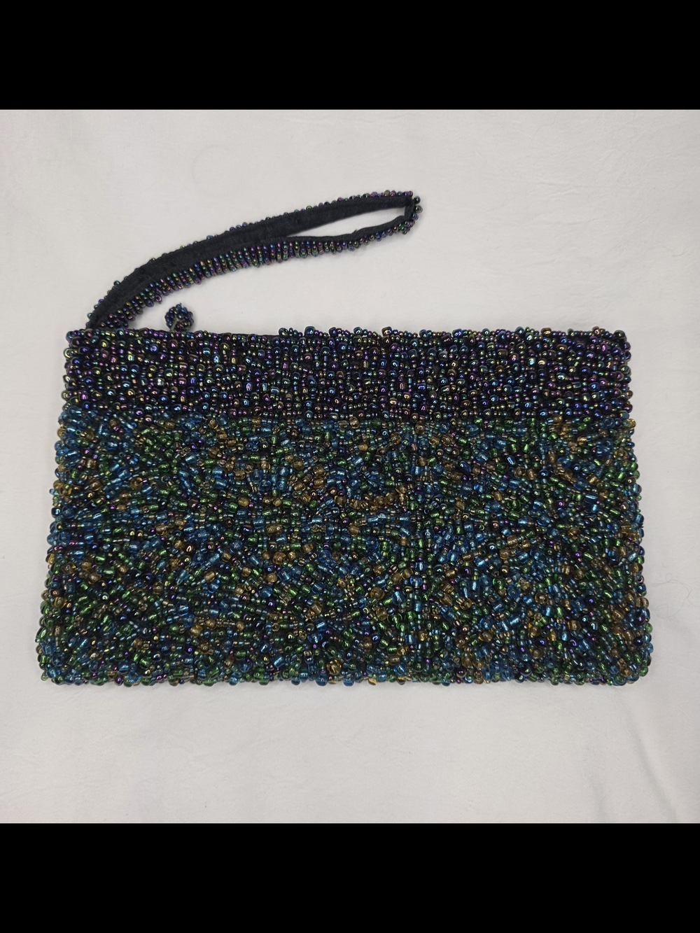 ✨ Multicolor Beaded Clutch Wristlet ✨